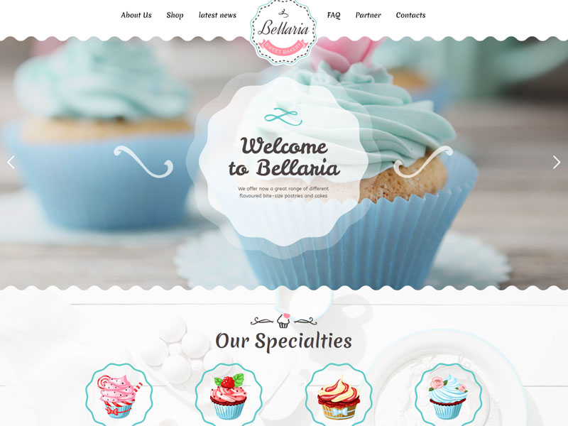 法式甜點形象網站設計